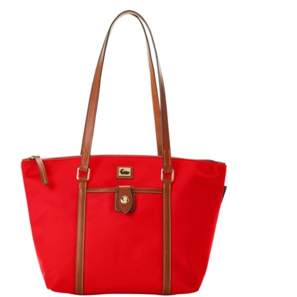 Dooney & Bourke Wayfarer Zip Tote Bag Red - Picture 16 of 16